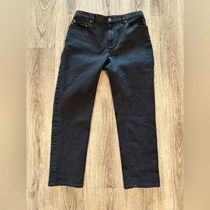 Lauren Jeans CO. Classic Black Straight Leg Jeans